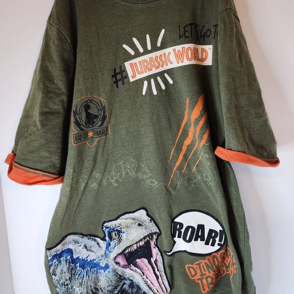 T-shirt Marks And Spencer Jurassic World – Garçon 11-12 Ans – 100% Coton